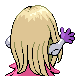 Jynx shiny back-facing sprite from Pokémon Diamond