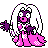 Jynx shiny front-facing sprite from Pokémon Gold
