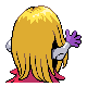 Jynx back-facing sprite from Pokémon HeartGold