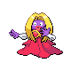 Jynx front-facing sprite from Pokémon HeartGold