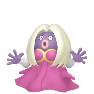 Jynx shiny front-facing sprite from Pokémon Brilliant Diamond