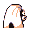 Jynx back-facing sprite from Pokémon Blue
