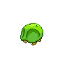 Kabuto shiny back-facing sprite from Pokémon Black 2