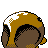 Kabuto back-facing sprite from Pokémon Crystal