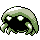 Kabuto shiny front-facing sprite from Pokémon Crystal