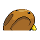 Kabuto back-facing sprite from Pokémon Pearl