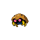 Kabuto front-facing sprite from Pokémon HeartGold