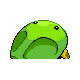 Kabuto shiny back-facing sprite from Pokémon HeartGold