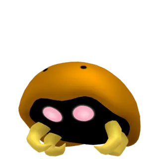 Kabuto front-facing sprite from Pokémon Let's Go, Eevee!