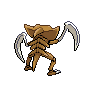 Kabutops back-facing sprite from Pokémon Black