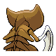 Kabutops back-facing sprite from Pokémon Diamond