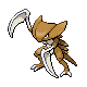 Kabutops front-facing sprite from Pokémon Diamond