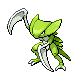 Kabutops shiny front-facing sprite from Pokémon Diamond