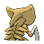 Kabutops back-facing sprite from Pokémon FireRed