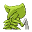 Kabutops shiny back-facing sprite from Pokémon FireRed