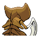 Kabutops back-facing sprite from Pokémon HeartGold
