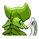 Kabutops shiny back-facing sprite from Pokémon HeartGold