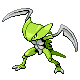 Kabutops shiny front-facing sprite from Pokémon HeartGold