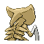 Kabutops back-facing sprite from Pokémon Ruby