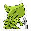 Kabutops shiny back-facing sprite from Pokémon Ruby