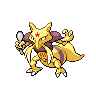 Kadabra shiny front-facing sprite from Pokémon White 2
