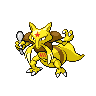 Kadabra front-facing sprite from Pokémon White