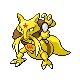 Kadabra front-facing sprite from Pokémon Diamond
