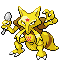 Kadabra front-facing sprite from Pokémon FireRed