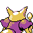 Kadabra shiny back-facing sprite from Pokémon Silver