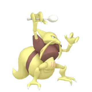 Kadabra shiny front-facing sprite from Pokémon XD: Gale of Darkness