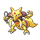 Kadabra shiny front-facing sprite from Pokémon Platinum