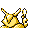 Kadabra back-facing sprite from Pokémon Blue