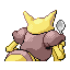 Kadabra shiny back-facing sprite from Pokémon Sapphire