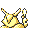 Kadabra back-facing sprite from Pokémon Yellow