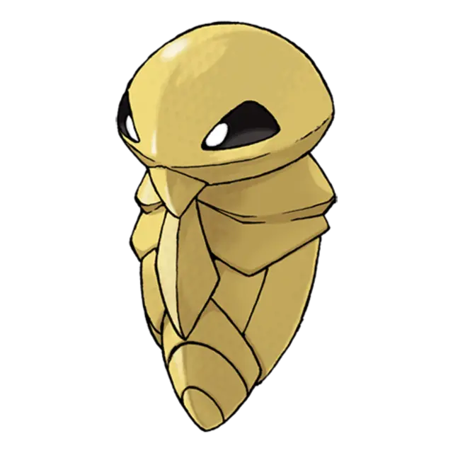 Kakuna, the Cocoon Pokémon — Bug/Poison-type Pokémon official artwork