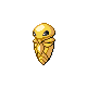 Kakuna front-facing sprite from Pokémon Pearl