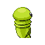Kakuna shiny back-facing sprite from Pokémon FireRed