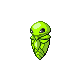 Kakuna shiny front-facing sprite from Pokémon Platinum