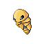Kakuna front-facing sprite from Pokémon Sapphire