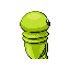 Kakuna shiny back-facing sprite from Pokémon Sapphire