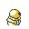 Kakuna back-facing sprite from Pokémon Yellow