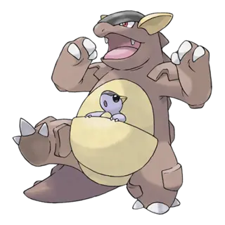 Kangaskhan official artwork