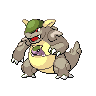Kangaskhan shiny front-facing sprite from Pokémon White 2