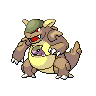 Kangaskhan front-facing sprite from Pokémon Black