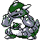 Kangaskhan shiny front-facing sprite from Pokémon Crystal