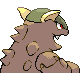 Kangaskhan back-facing sprite from Pokémon Pearl
