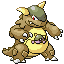 Kangaskhan front-facing sprite from Pokémon Emerald
