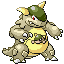 Kangaskhan shiny front-facing sprite from Pokémon Emerald