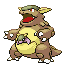 Kangaskhan front-facing sprite from Pokémon FireRed