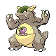Kangaskhan shiny front-facing sprite from Pokémon SoulSilver